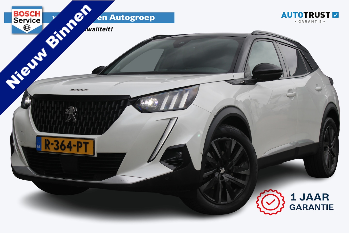 Peugeot 2008 - 1.2 GT Pack Automaat | incl. 12 maanden garantie | Trekhaak | LED | 18" velgen | DAB+ | Fo - AutoWereld.nl