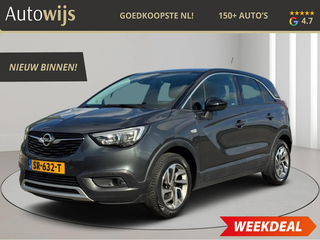 Opel Crossland X - 1.2 Innovation|LM-VELG|D-RIEM VV|STUURVERW|PDC - AutoWereld.nl