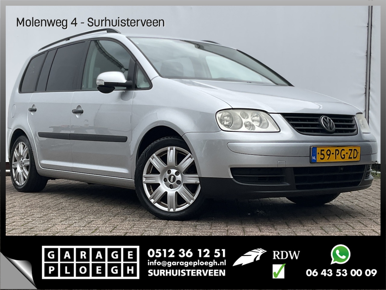Volkswagen Touran - 1.6-16V FSI Athene Trekhaak Nav/Cruise Bluetooth NL-Auto! - AutoWereld.nl