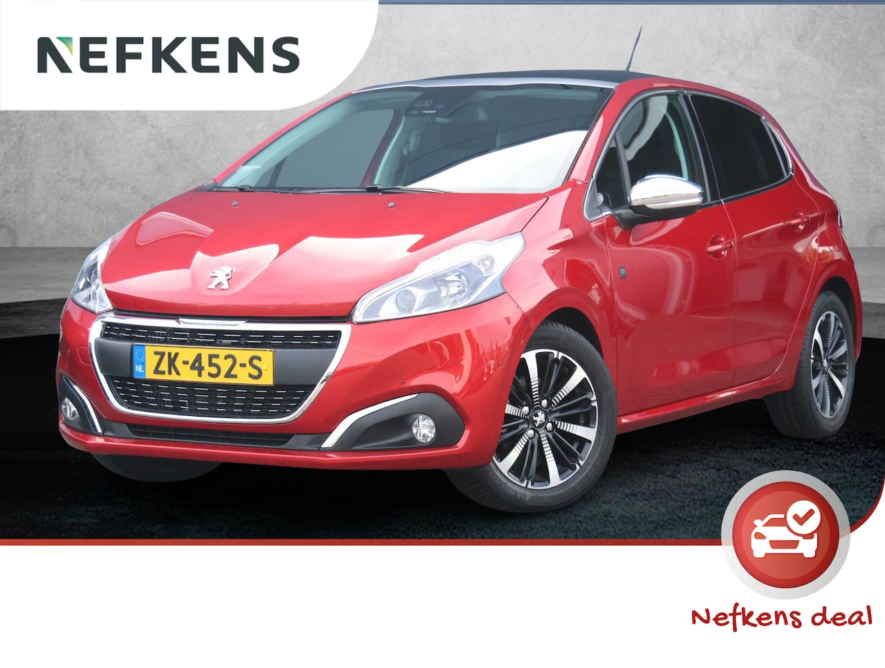 Peugeot 208 - 1.2 PureTech Tech Edition Automaat | Glazen dak | Achteruitrij-camera | Navigatie | Apple - AutoWereld.nl