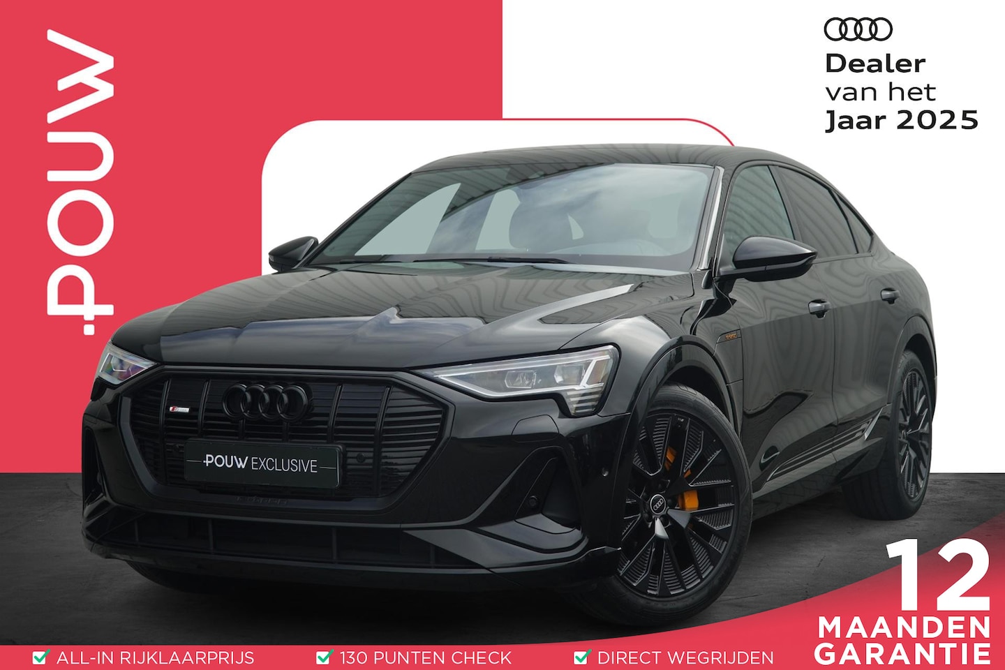 Audi e-tron Sportback - 55 408pk quattro S Edition 95 kWh | Panoramadak | Luchtvering | Adaptive Cruise - AutoWereld.nl