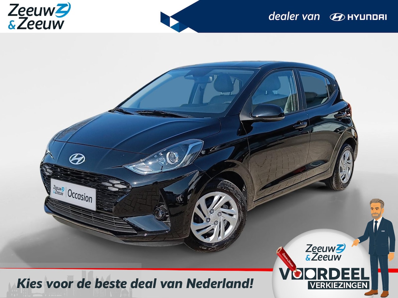 Hyundai i10 - 1.0 Premium MY25 VAN 23.500,- VOOR 21.500,- RIJKLAAR! | DIRECT RIJDEN | OP = OP - AutoWereld.nl