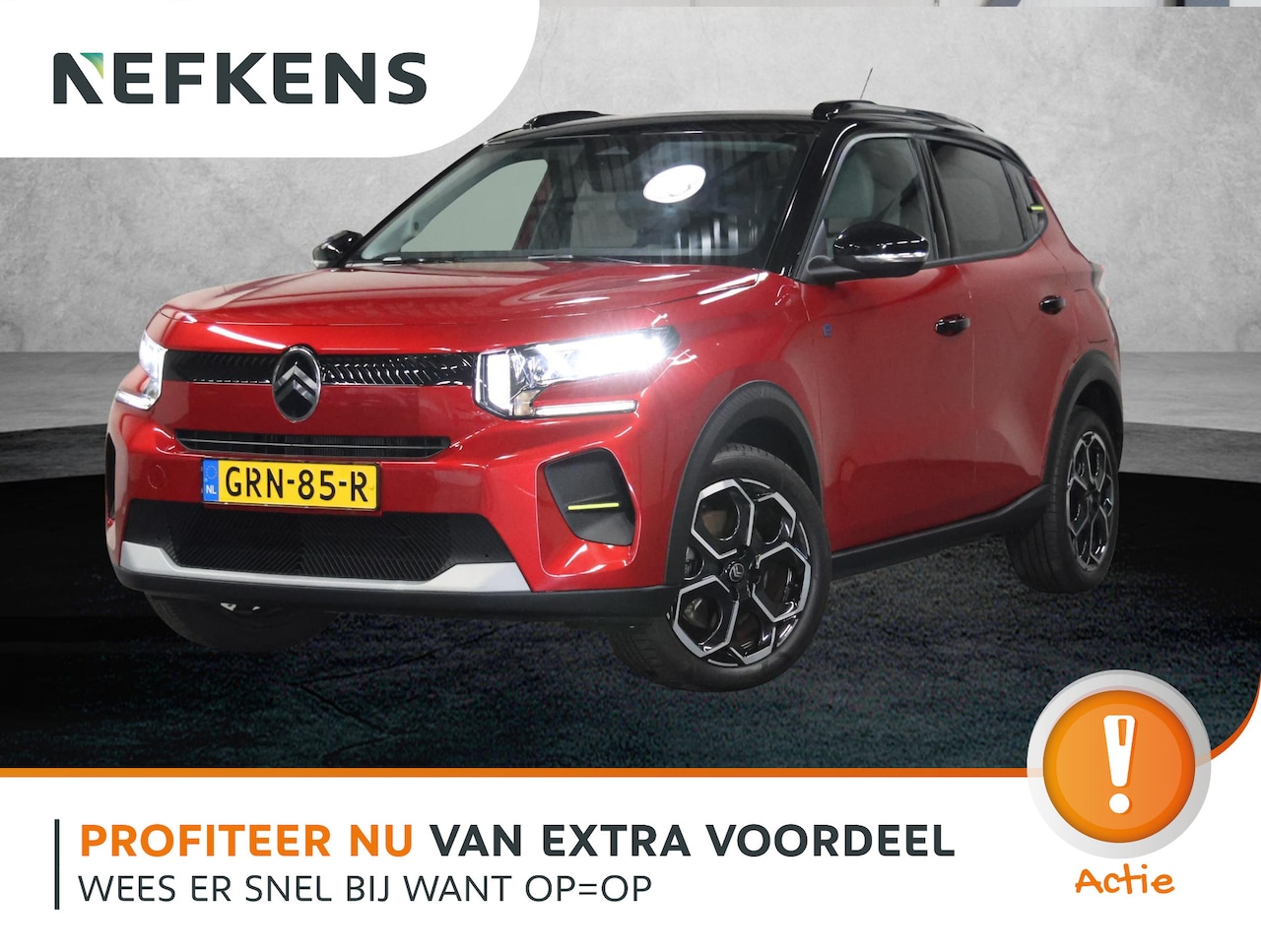 Citroën ë-C3 - Max 44kWh | ACCURAPPORT 96%| AppleCarplay/AndroidAuto | Elixer Red | Navigatie | 11KW Boor - AutoWereld.nl