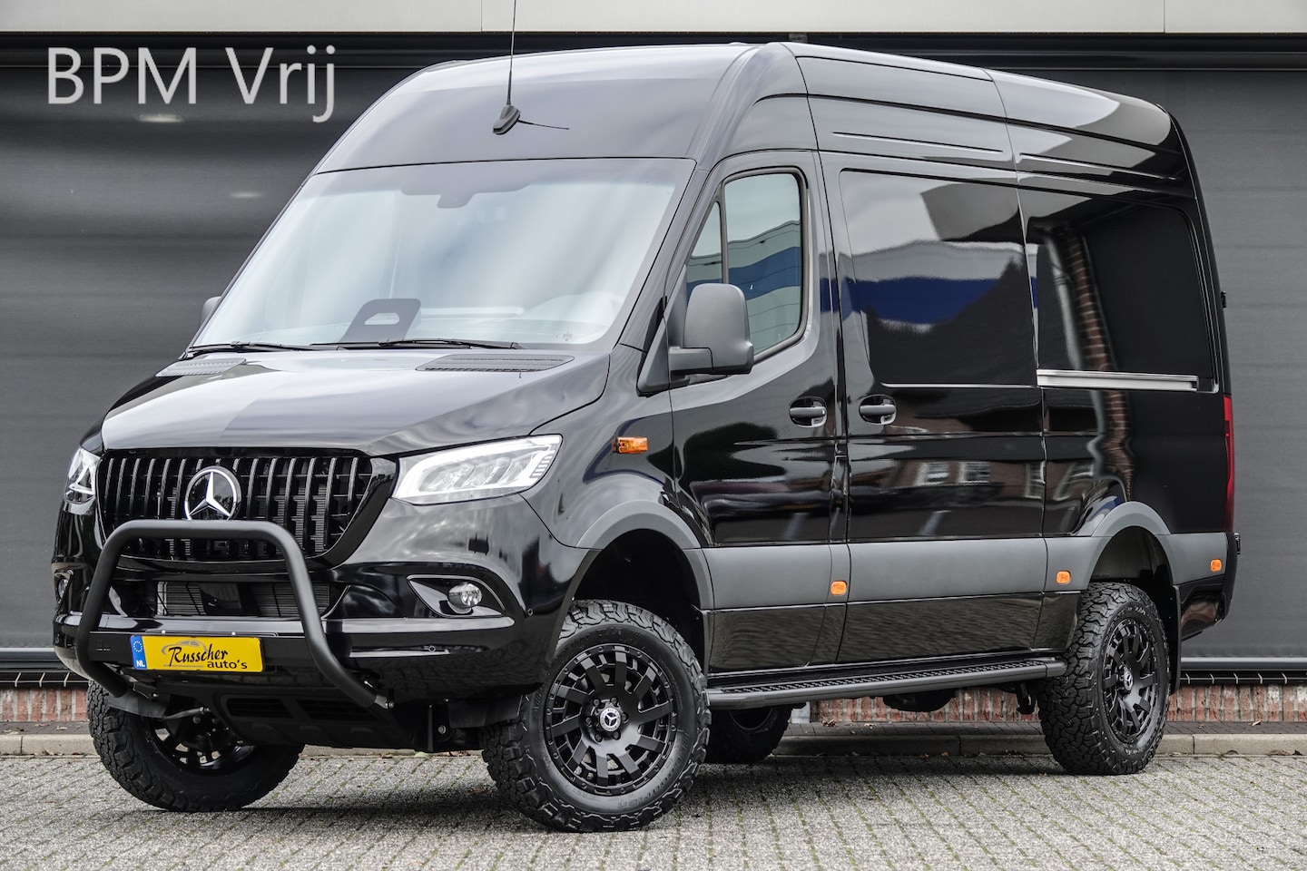 Mercedes-Benz Sprinter - 4x4 319Cdi 190Pk 9G-tronic | L2H2 | 2x Schuifdeur | 4WD | AWD | Bullbar | Treeplanken | 18 - AutoWereld.nl