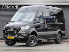 Mercedes-Benz Sprinter - 4x4 319Cdi 190Pk 9G-tronic | L2H2 | 2x Schuifdeur | 4WD | AWD | Bullbar | Treeplanken | 18