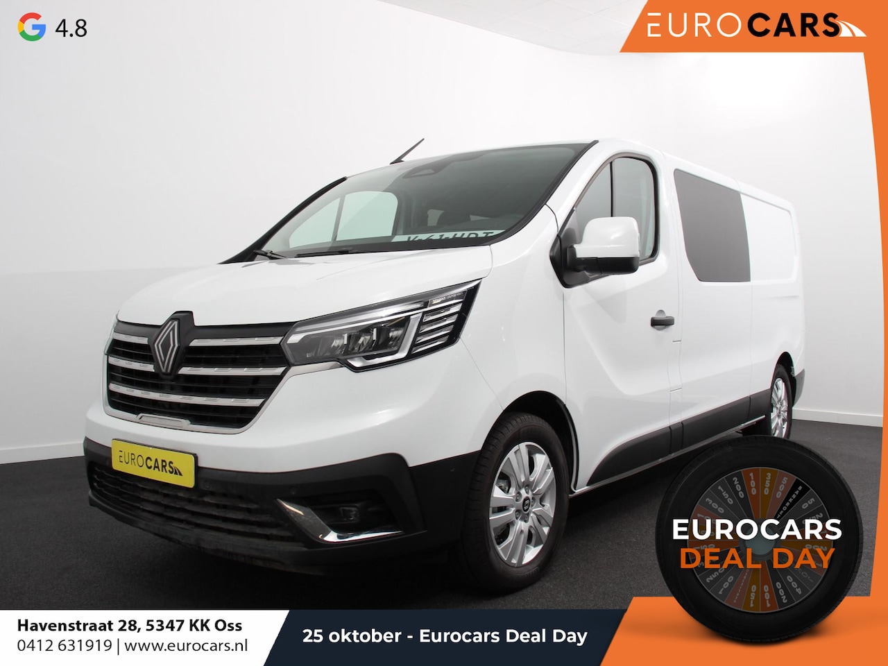 Renault Trafic - 2.0 Blue dCi 150 Automaat L2H1 Advance Dubbele cabine Navigatie Airco Lichtmetalen velgen - AutoWereld.nl