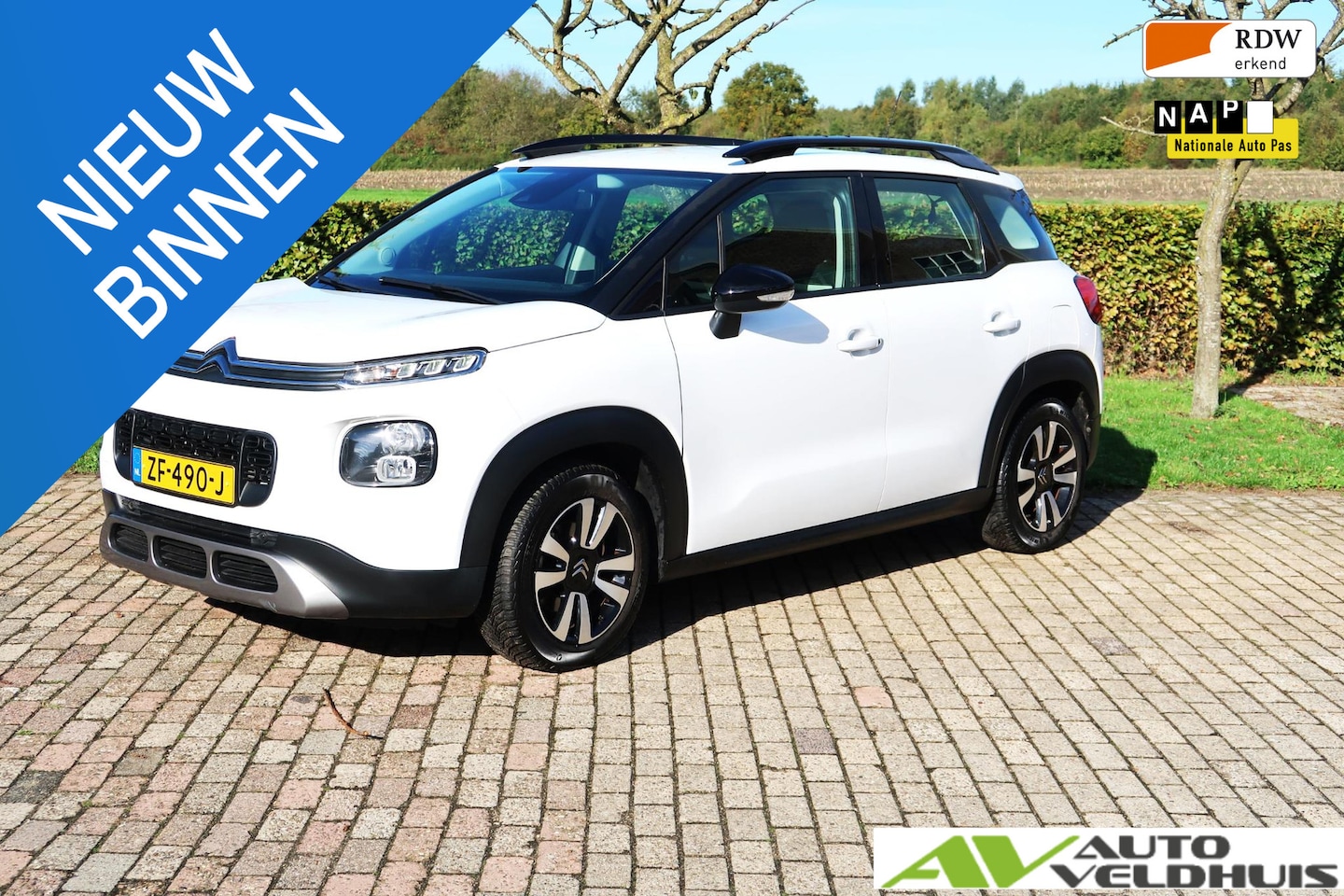 Citroën C3 Aircross - 1.2 PureTech S&S Feel AIRCO CRUISE TREKHAAK - AutoWereld.nl
