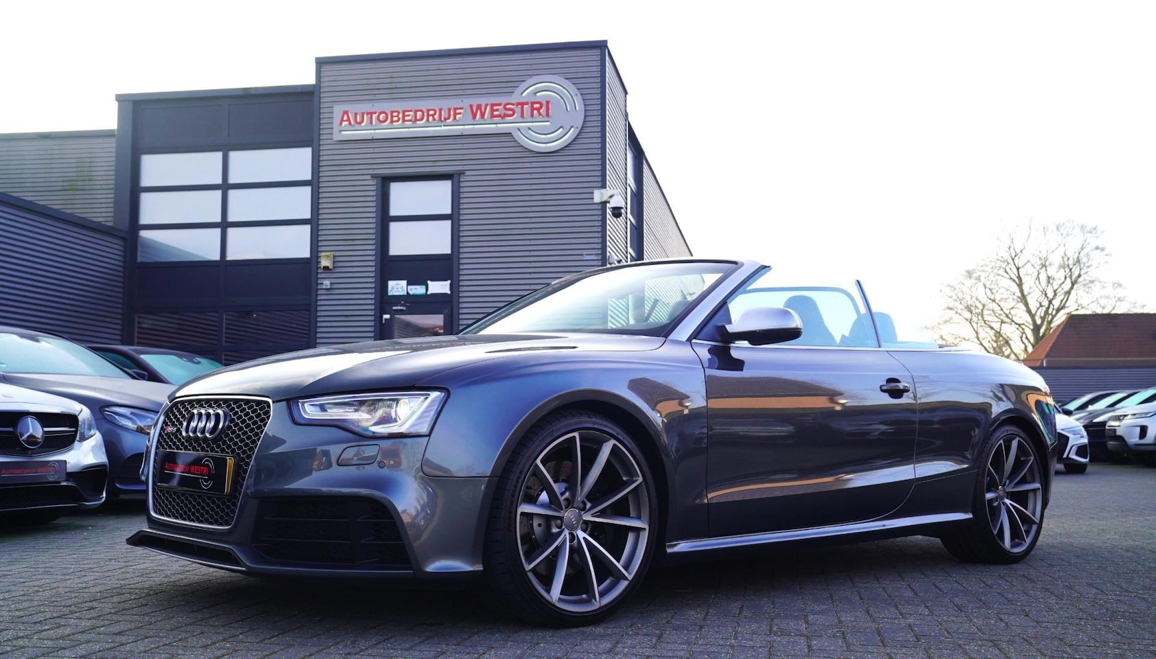 Audi RS5 - Cabriolet 4.2 FSI RS 5 quattro | Carbon | Facelift | LED | Daytona Grijs | Luxe Leder | NA - AutoWereld.nl