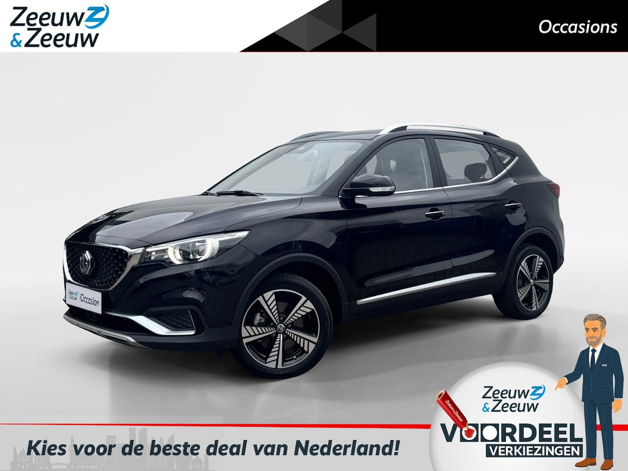 MG ZS - Luxury 45 kWh | Navi | Clima | Camera | Schuif-/Kanteldak | Leder | Stoelverwarming | LED - AutoWereld.nl