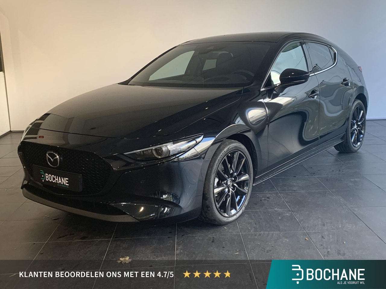 Mazda 3 - 2.0 e-SkyActiv-X M Hybrid 180 Luxury NAVIGATIE | ACHTERUITRIJCAMERA | LEDEREN BEKLEDING - AutoWereld.nl