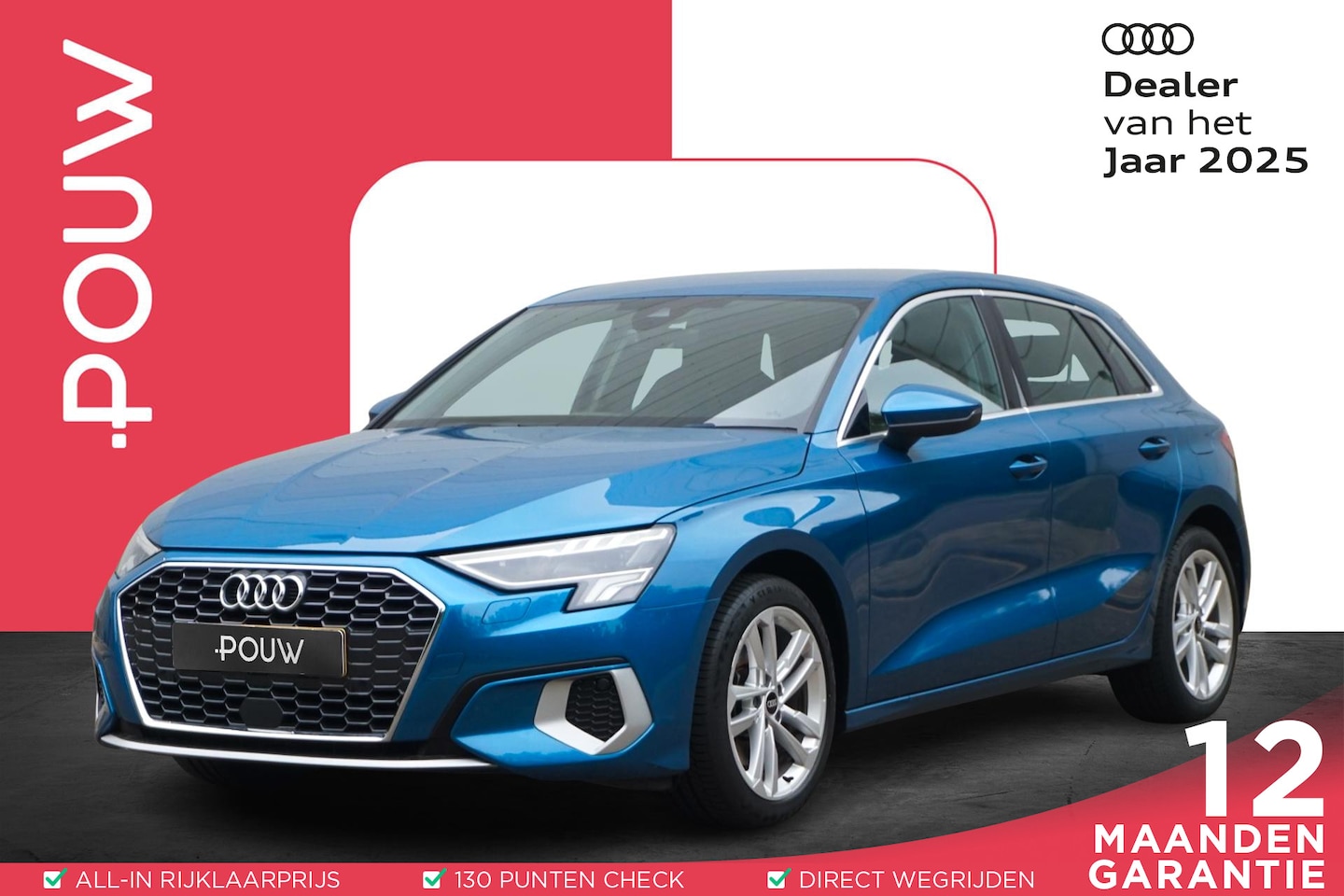 Audi A3 Sportback - 35 TFSI 150pk CoD Advanced Edition | Smartphone Interface | Navigatie | B&O - AutoWereld.nl