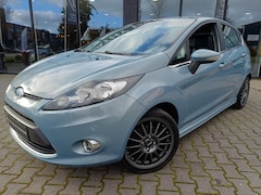 Ford Fiesta - 1.4 Ghia AUTOMAAT LEDER Cruise Stoelverwarming Climate LM-Velgen