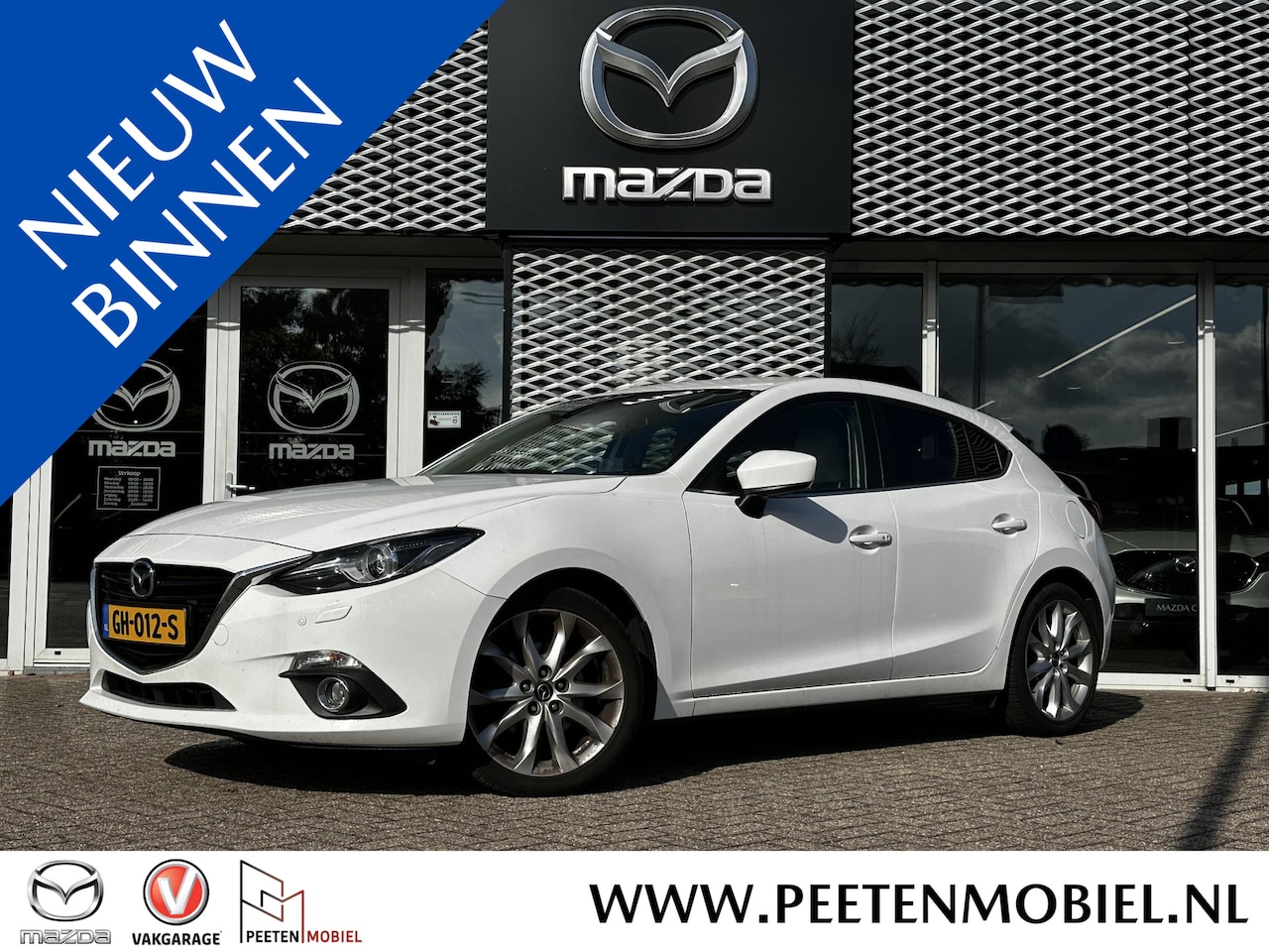 Mazda 3 - 2.0 GT-M | LEER | BOSE | PARKEER SENSOREN VOOR EN ACHTER | - AutoWereld.nl