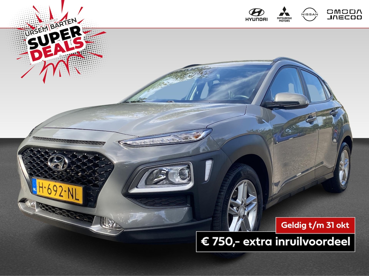 Hyundai Kona - 1.0 T-GDI Comfort |  Apple Carplay/Android Auto | cruise control | climate control | PDC - AutoWereld.nl