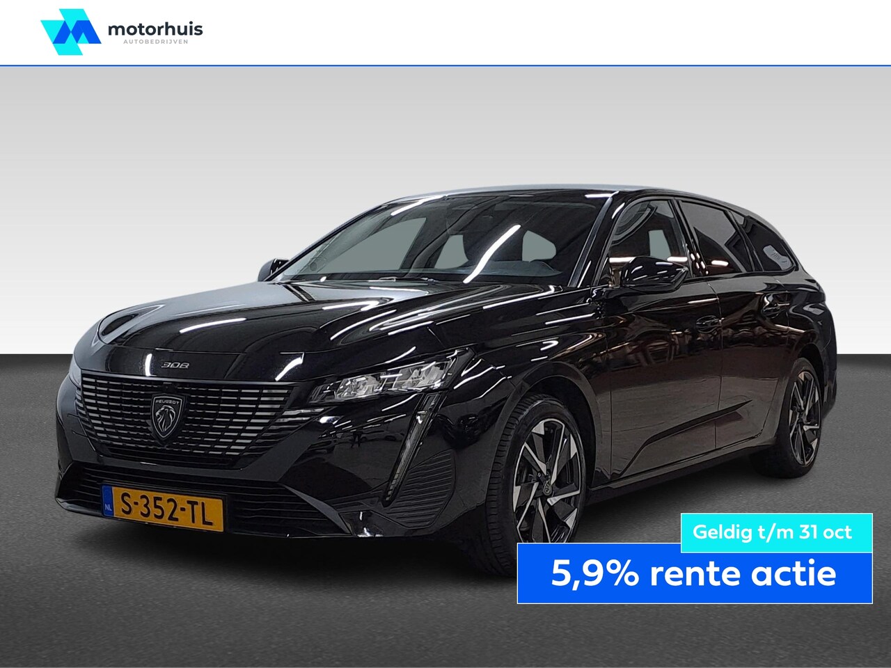 Peugeot 308 SW - 1.2 PureTech 130PK EAT8 AUTOMAAT ALLURE PACK BUSINESS NAVI LED I-COCKPIT TREKHAAK CAMERA 1 - AutoWereld.nl