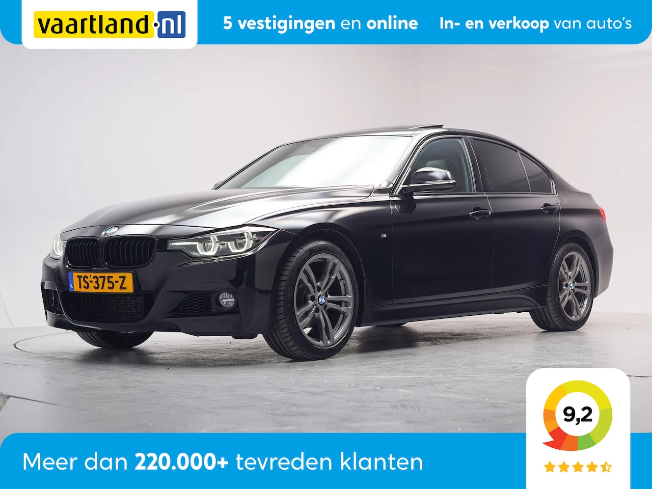 BMW 3-serie - 318i M Sport Aut. [ Schuifdak Leder Navi prof. Stoelverwarming ] - AutoWereld.nl