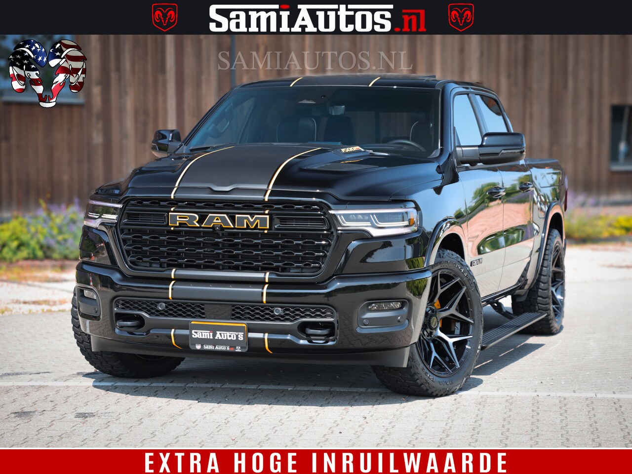 Dodge Ram 1500 - Limited Night High Output 540HP 706Nm | Massage + Full Option | De Meest Luxe en Volle Pic - AutoWereld.nl