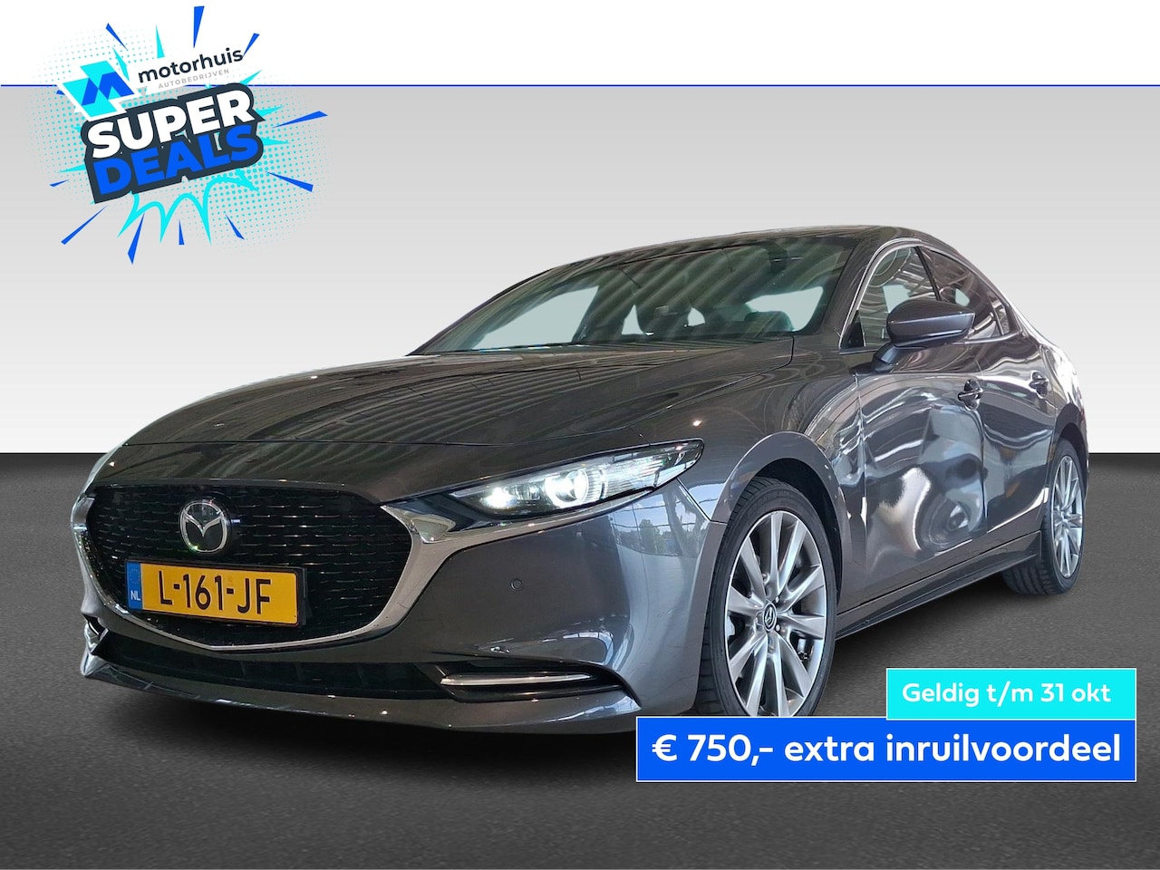 Mazda 3 - Sedan Skyactiv-X 180pk Luxury - AutoWereld.nl