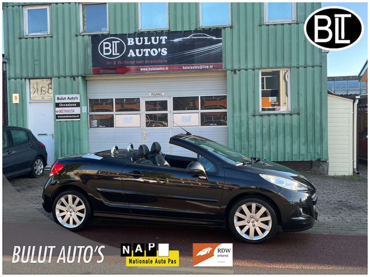 Peugeot 207 CC - 1.6 VTi Noir & Blanc LEER* CRUISE* N.A.P. - AutoWereld.nl