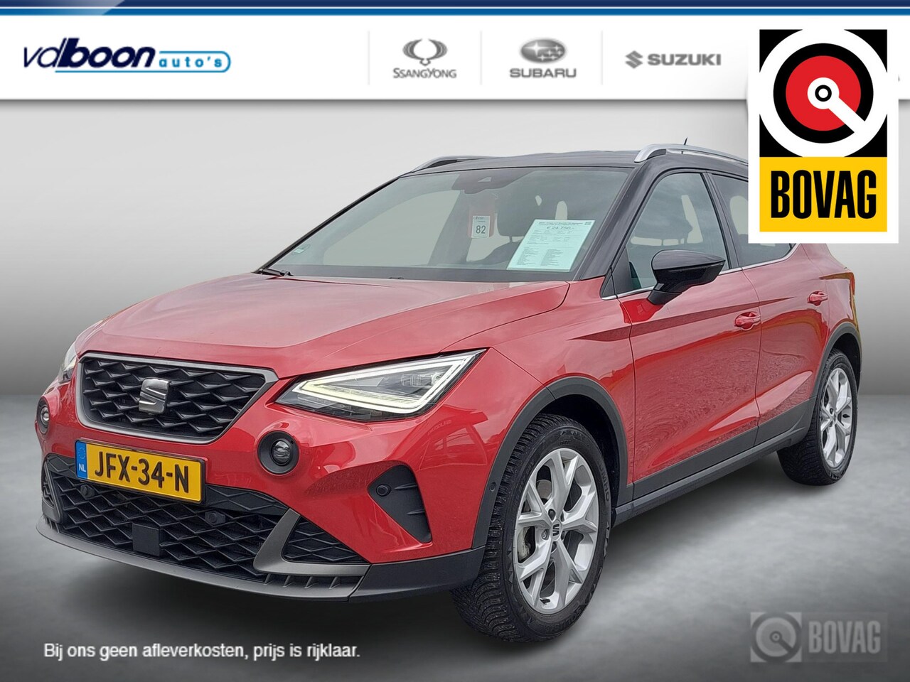 SEAT Arona - 1.0 EcoTSI FR Business Connect PDC V+A | rijklaarprijs !! - AutoWereld.nl