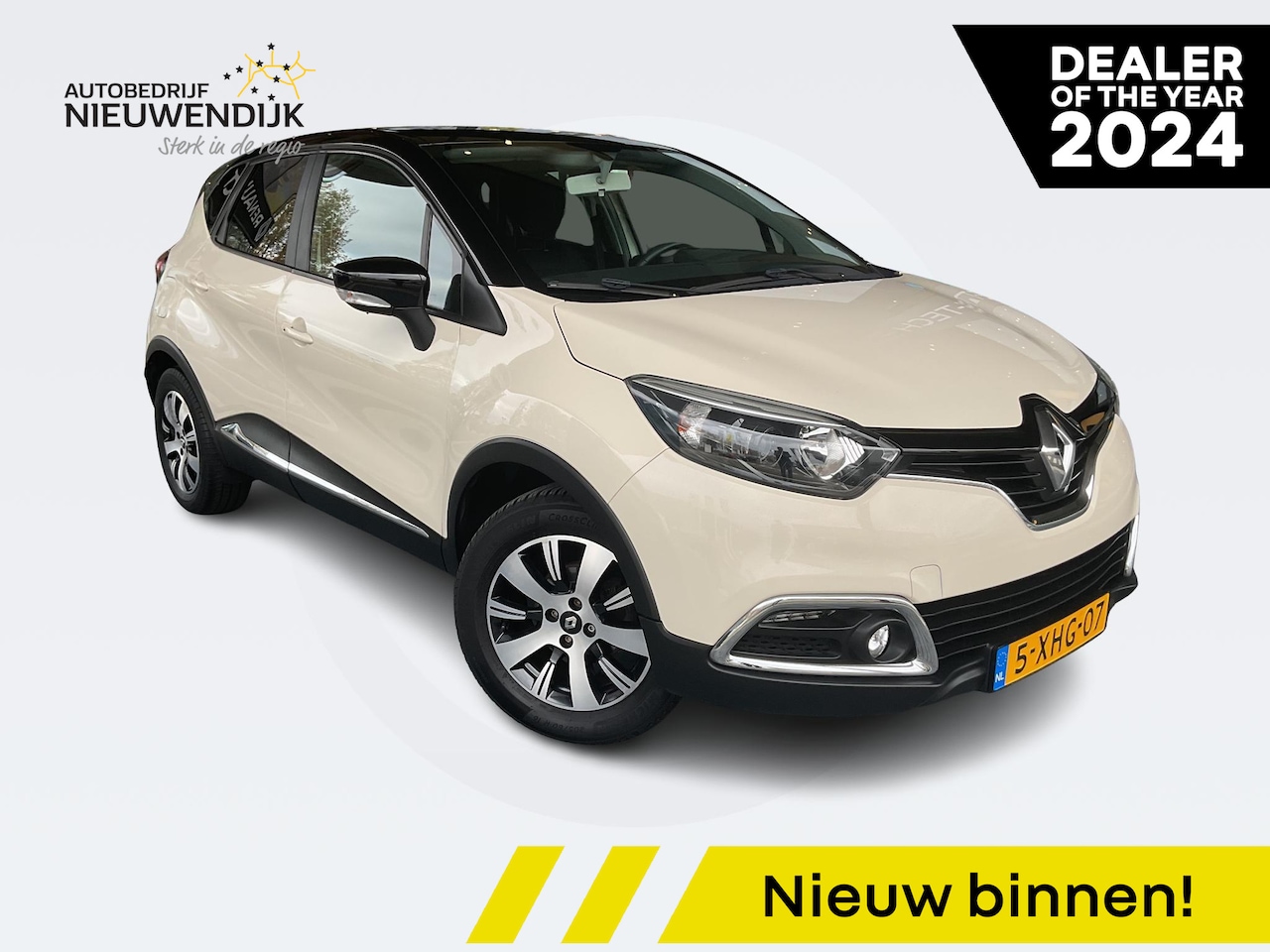 Renault Captur - 0.9 TCe Expression TREKHAAK / LICHT METALEN VELGEN / AIRCO / NAVIGATIE / BLEUTOOTH / CRUIS - AutoWereld.nl