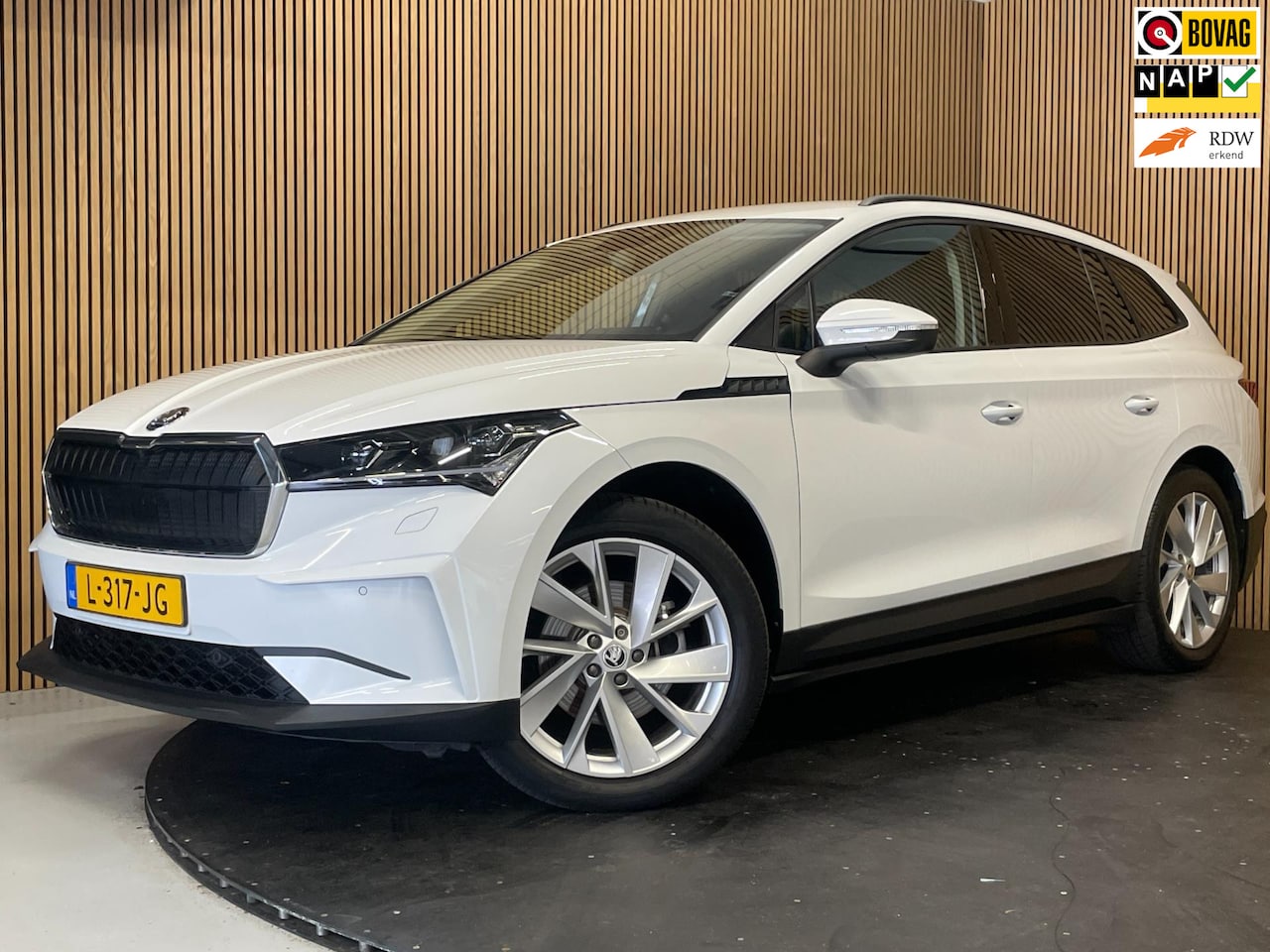 Skoda Enyaq iV - 60 First Edition|91% SOH|ELEK. INTERIEUR|STOEL- ,STUURVERW.|ACC|CARPLAY|CAMERA|NAVI|INCL. - AutoWereld.nl