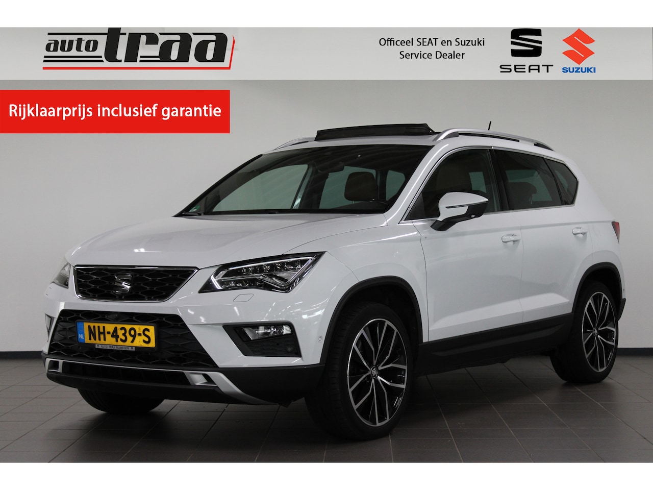 SEAT Ateca - 2.0 TDI Xcellence 4DRIVE DSG Automaat / Pano. / Stoelverwarming / Trekhaak Wegklapbaar / 3 - AutoWereld.nl