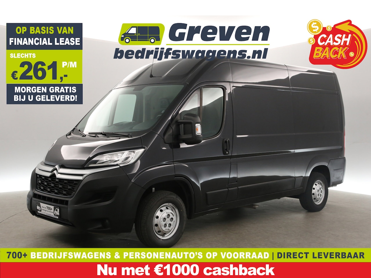 Citroën Jumper - 30 2.0 BlueHDi L2H2 | Airco | Camera | Cruise | 3-Zits | Parkeersensoren - AutoWereld.nl