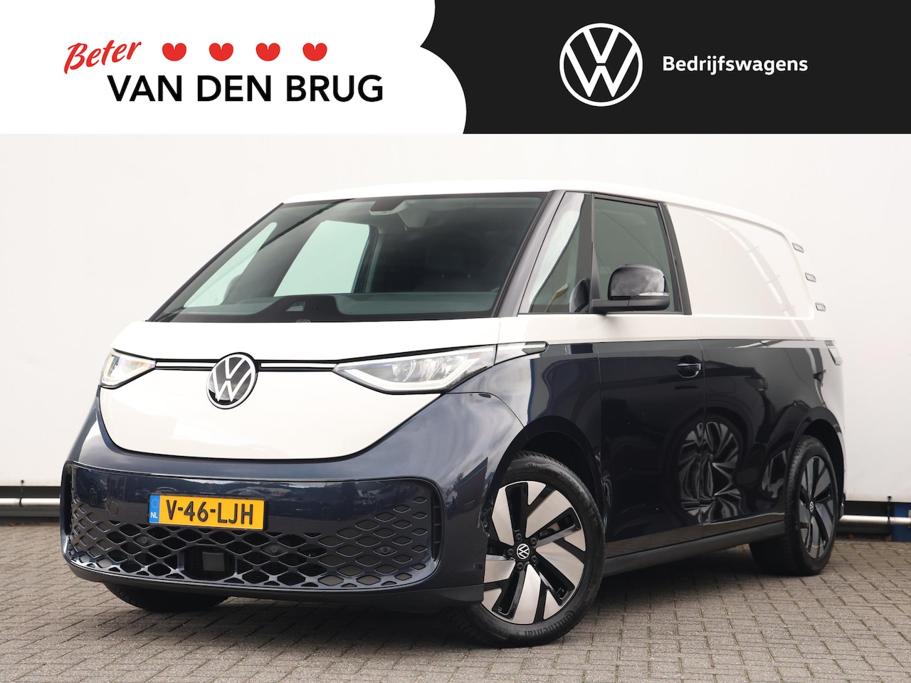 Volkswagen ID. Buzz Cargo - 77 kWh Led Matrix | Wegklapbare Trekhaak | Camera | Elektrisch bedienbare achterklep | App - AutoWereld.nl
