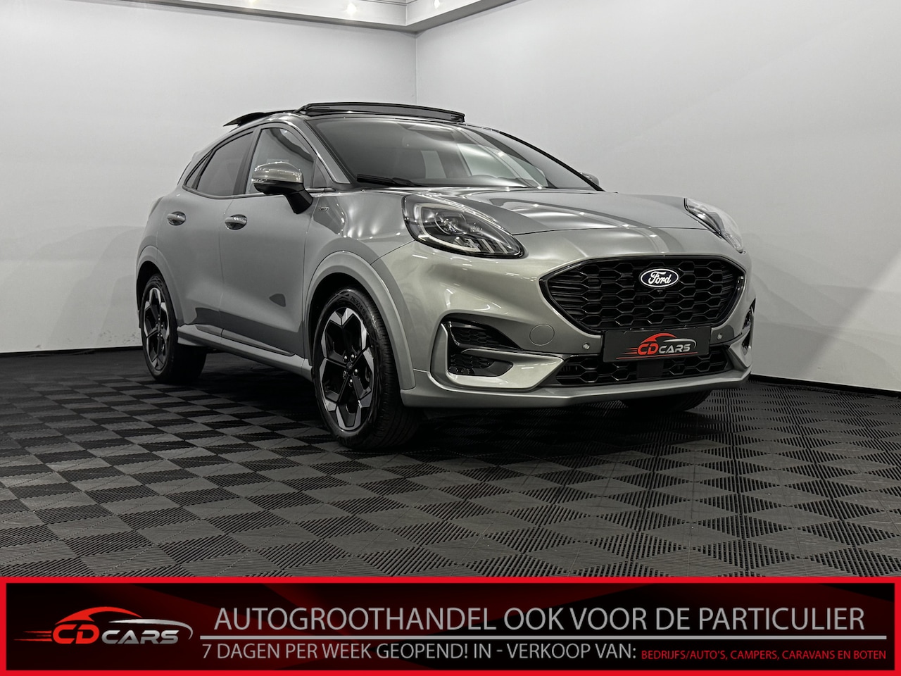 Ford Puma - 1.0 EcoBoost Hybrid ST-Line X 155pk Pano, Half leder, Camera, Winterpakket, Elektrische ac - AutoWereld.nl