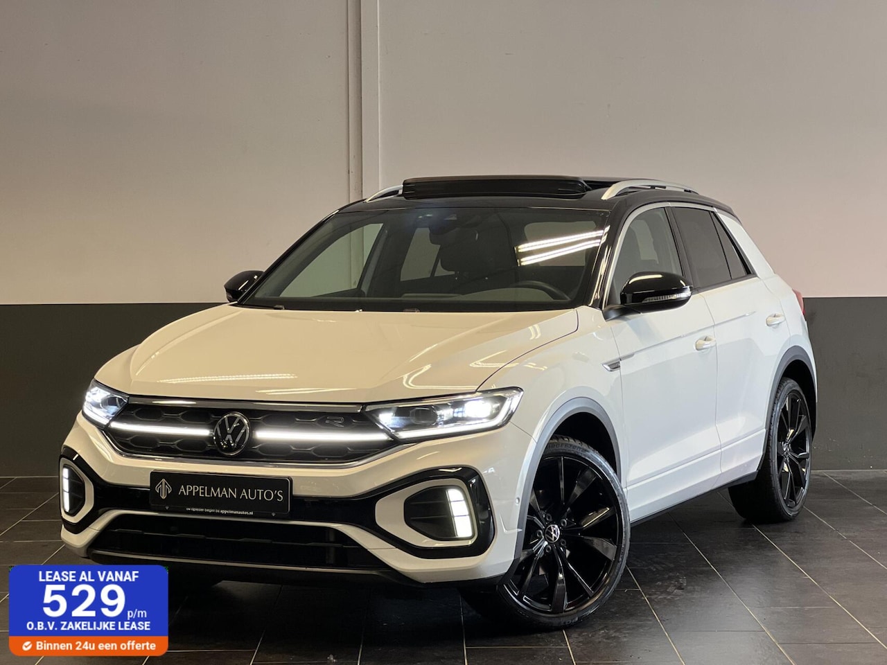 Volkswagen T-Roc - 1.5 TSI 3X R-Line |Full|Keyless|Massage|Trekhaak|Pano|Dodehoek|Stuurverw.| - AutoWereld.nl