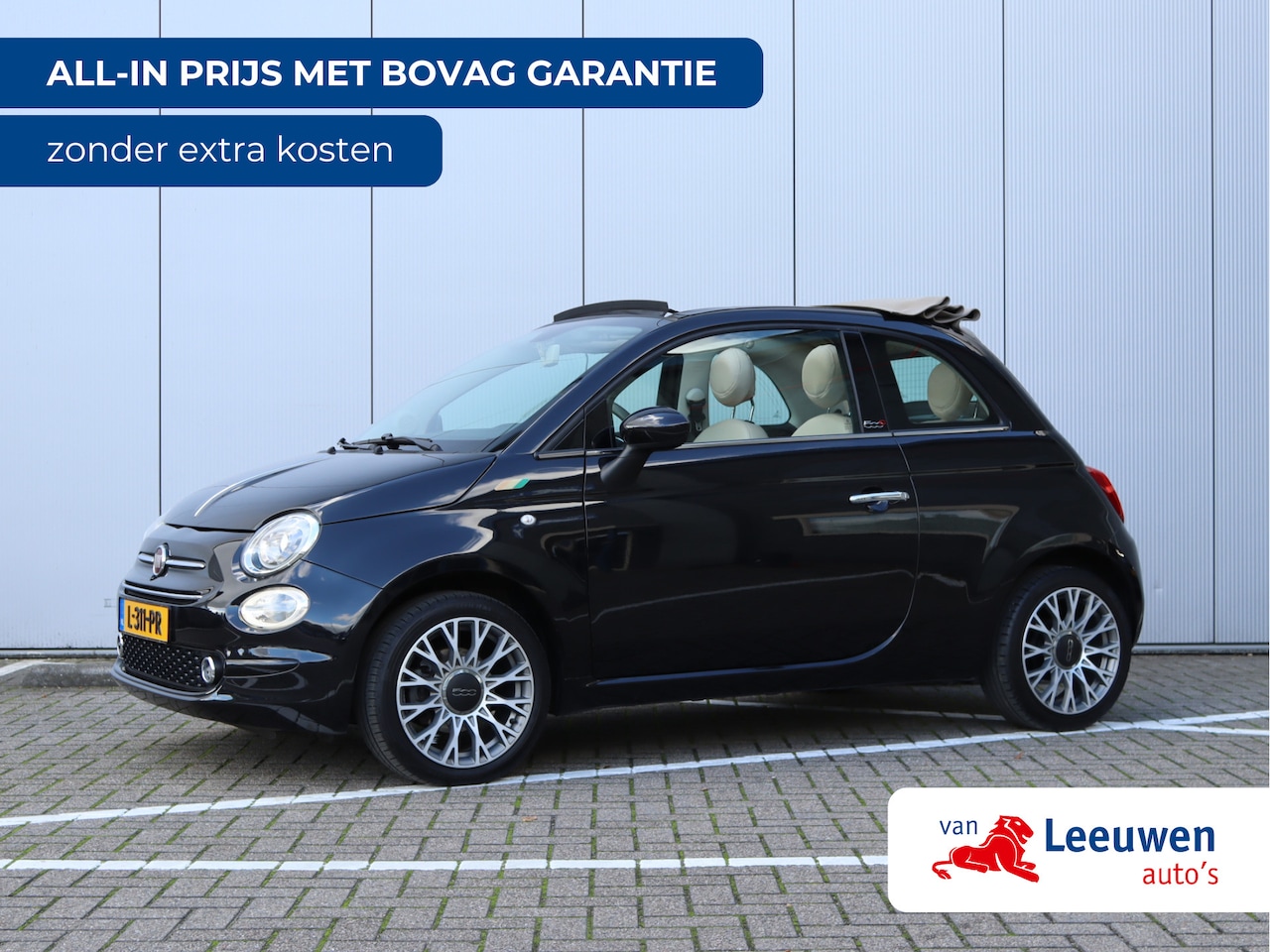 Fiat 500 - 1.2 | Leder | 16" | LED | Cruise control - AutoWereld.nl