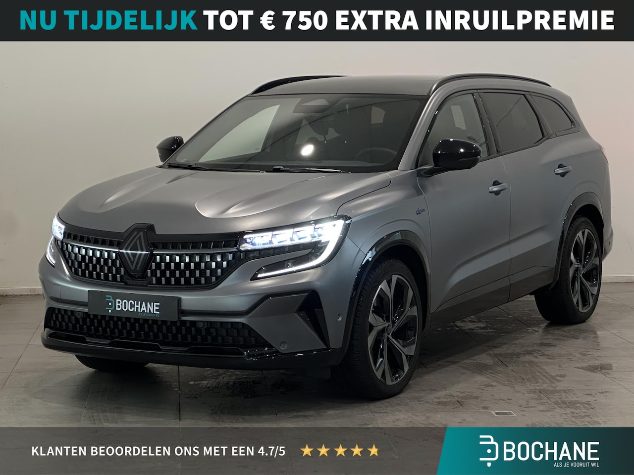 Renault Espace - 1.2 E-Tech Full Hybrid 200 Esprit Alpine 7p. | All season banden | Matrix LED | Panoramada - AutoWereld.nl