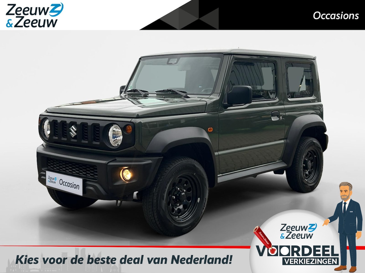 Suzuki Jimny - 1.5 Select 100pk | Reservewiel | Cruise control | Airco - AutoWereld.nl
