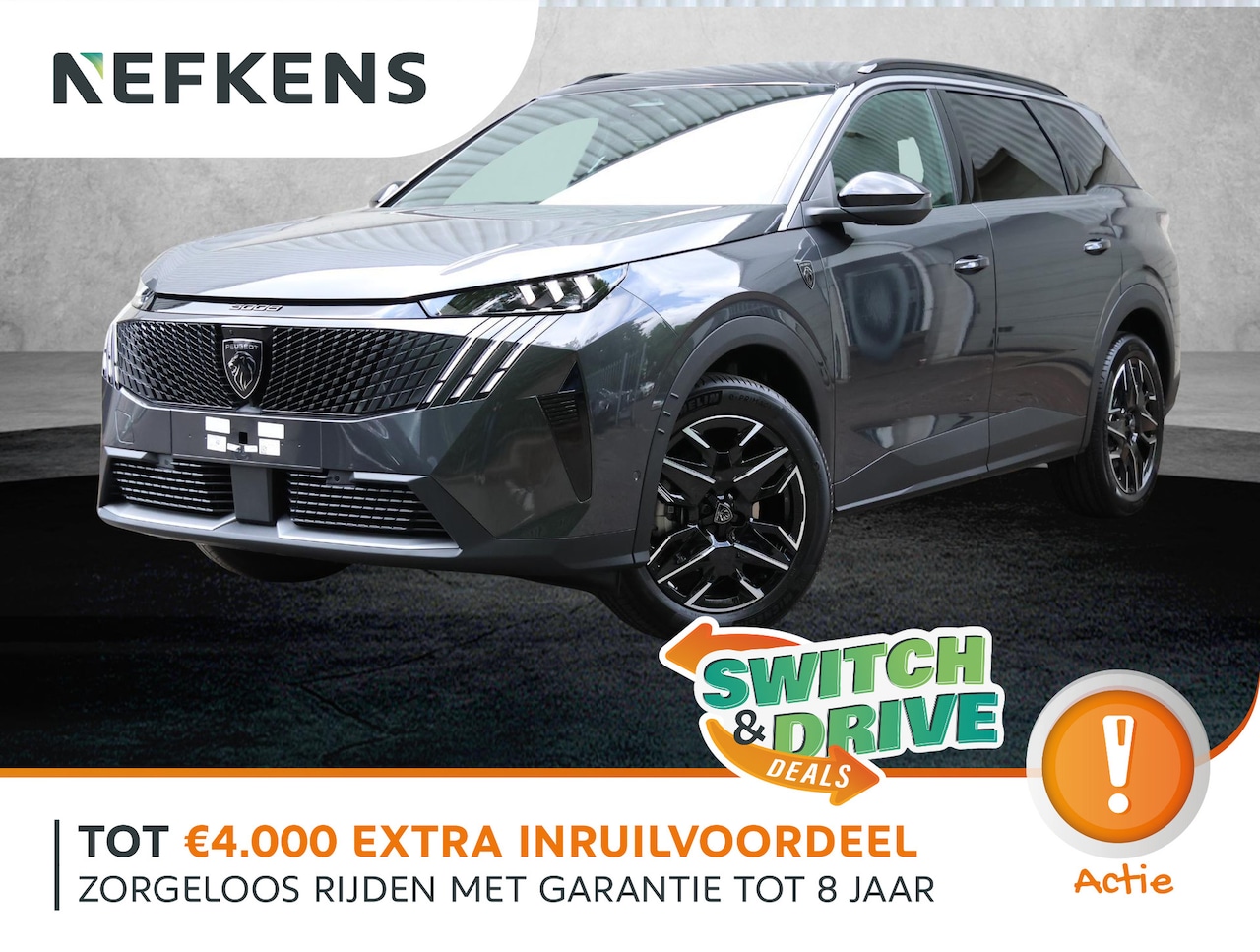 Peugeot 5008 - 1.2 Hybrid 136 GT | 360 graden camera | Elektrische achterklep | Adaptieve cruise control - AutoWereld.nl