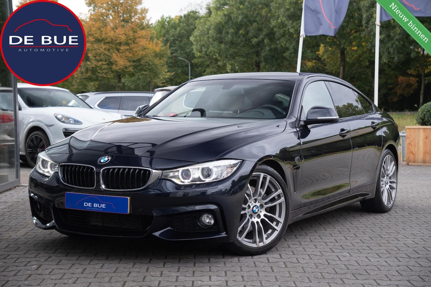 BMW 4-serie Gran Coupé - 428i High Executive|245 PK|M-Sport|Leder|Carbon Zwart|Camera|Volledig Onderhouden - AutoWereld.nl