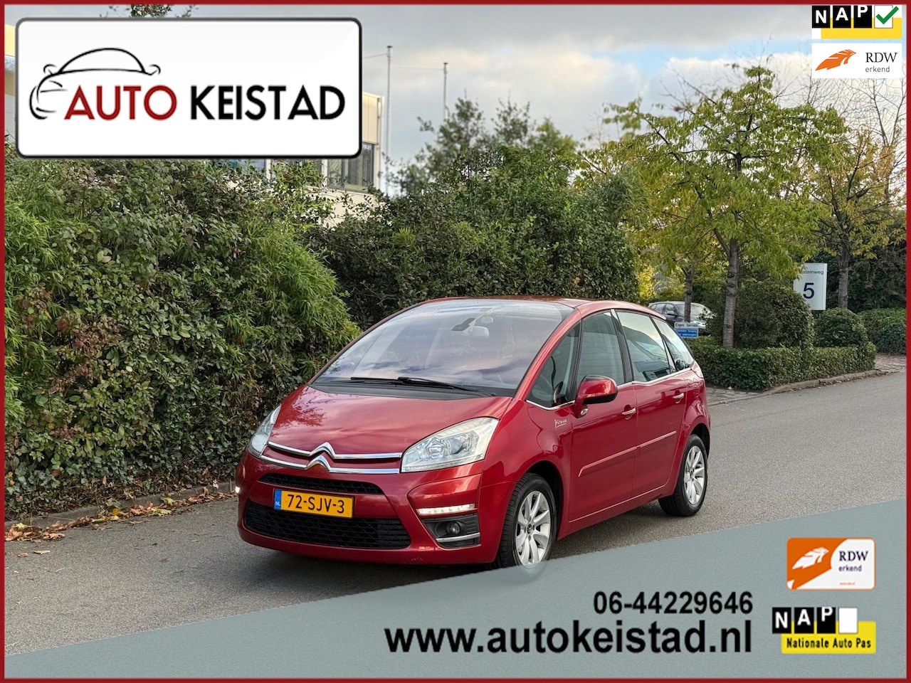 Citroën C4 Picasso - 1.6 THP AUTOMAAT CLIMA/NAVIGATIE/CRUISE! NETTE STAAT! - AutoWereld.nl