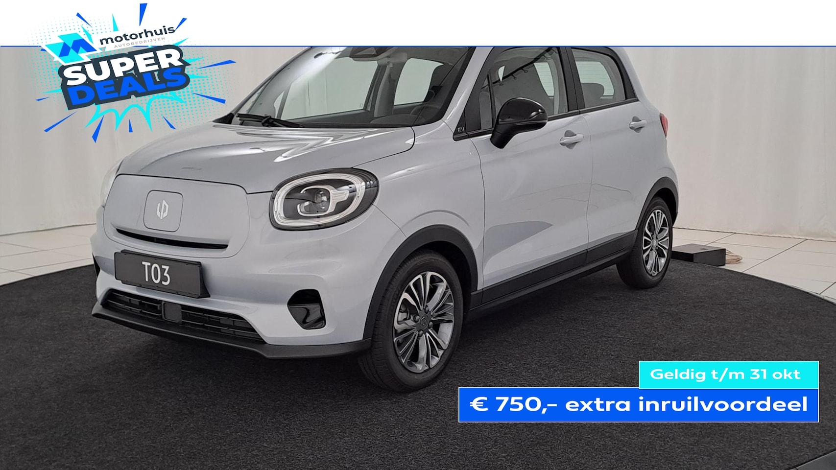 Leapmotor T03 - EV 37,3 kWh 95pk Design Park Pilot | Camera | Panoramadak | Voorraad Voordeel € 2.000,00 - AutoWereld.nl