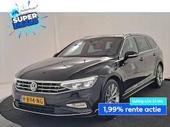 Volkswagen Passat Variant - 2.0 TSI 190PK DSG 3X R-LINE VIRTUAL PANO LEDER NAVI WINTERPACK NAP