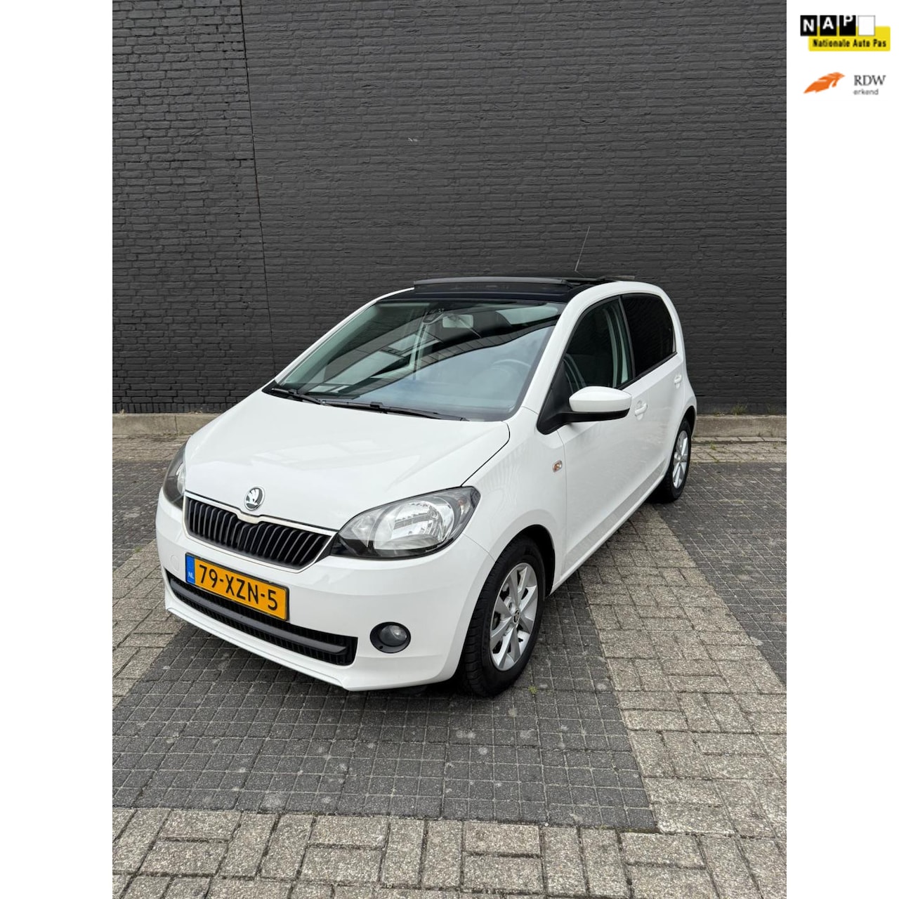 Skoda Citigo - 1.0 Greentech 44KW 2012 Wit - AutoWereld.nl