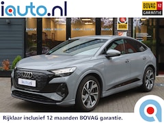 Audi Q4 Sportback e-tron - 50 quattro S edition 77 kWh Optiek Zwart S-Line/Matrix LED/Camera/Navi Plus/ACC/Elek. klep