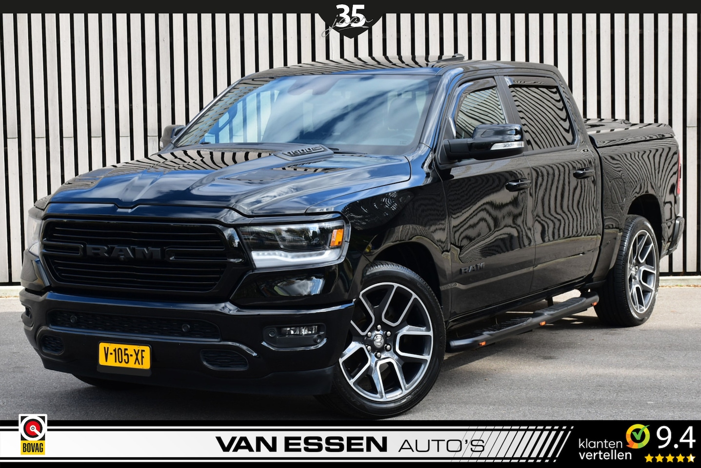 Dodge Ram 1500 - 5.7 V8 4x4 Crew Cab Laramie Navi 360-Camera Trekhaak Full Options! NL-AUTO! - AutoWereld.nl