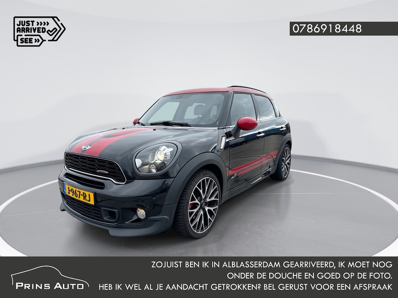 MINI Countryman - Mini 1.6 John Cooper Works ALL4 Chili |PANO|STOELVW|DEALER ONDERHOUDEN|CLIMA|CRUISE| - AutoWereld.nl
