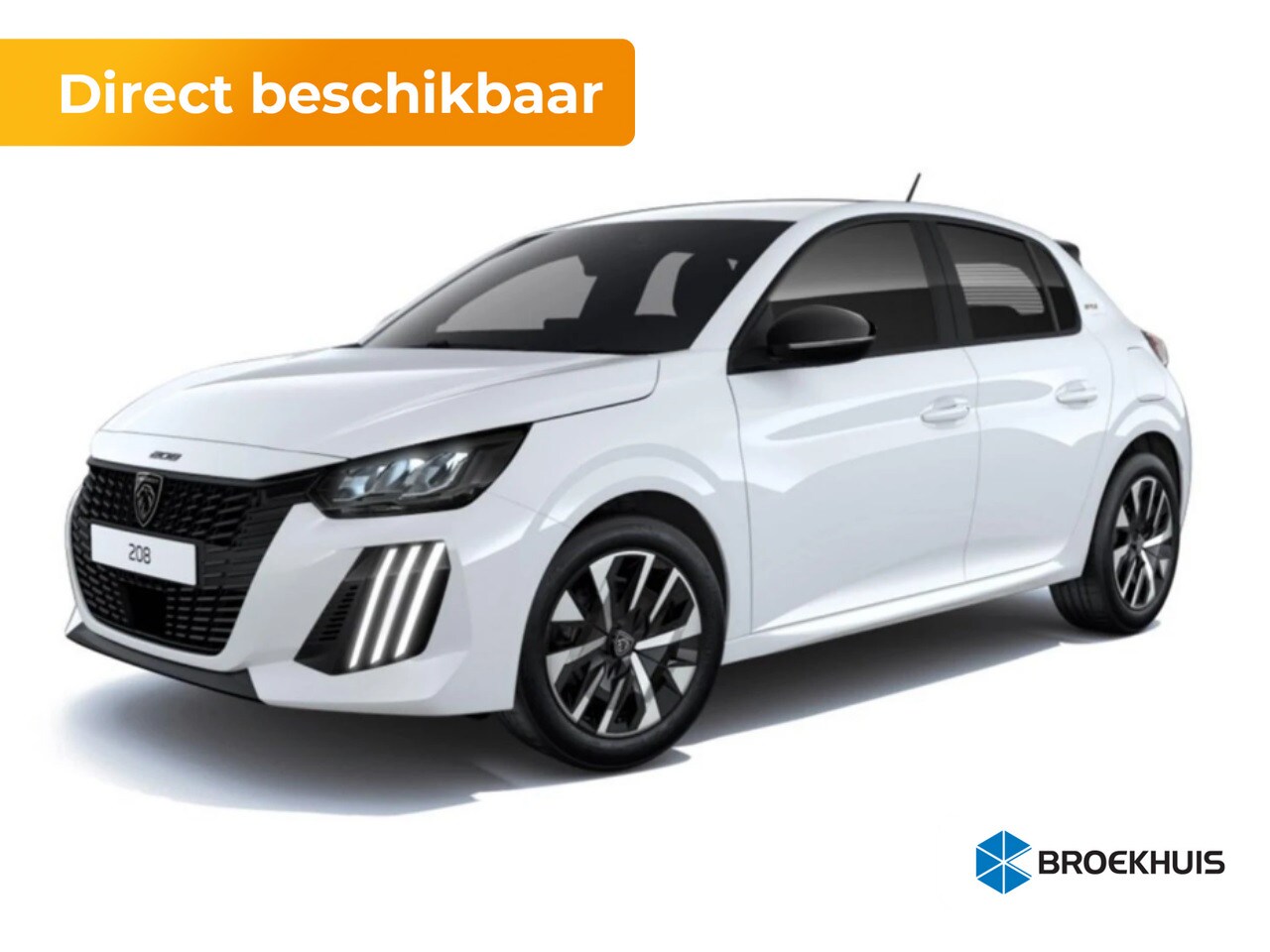 Peugeot 208 - Style | Dashboard en deurpanelen in kunststof met carboneffect | Ecoled koplampen | Elektr - AutoWereld.nl