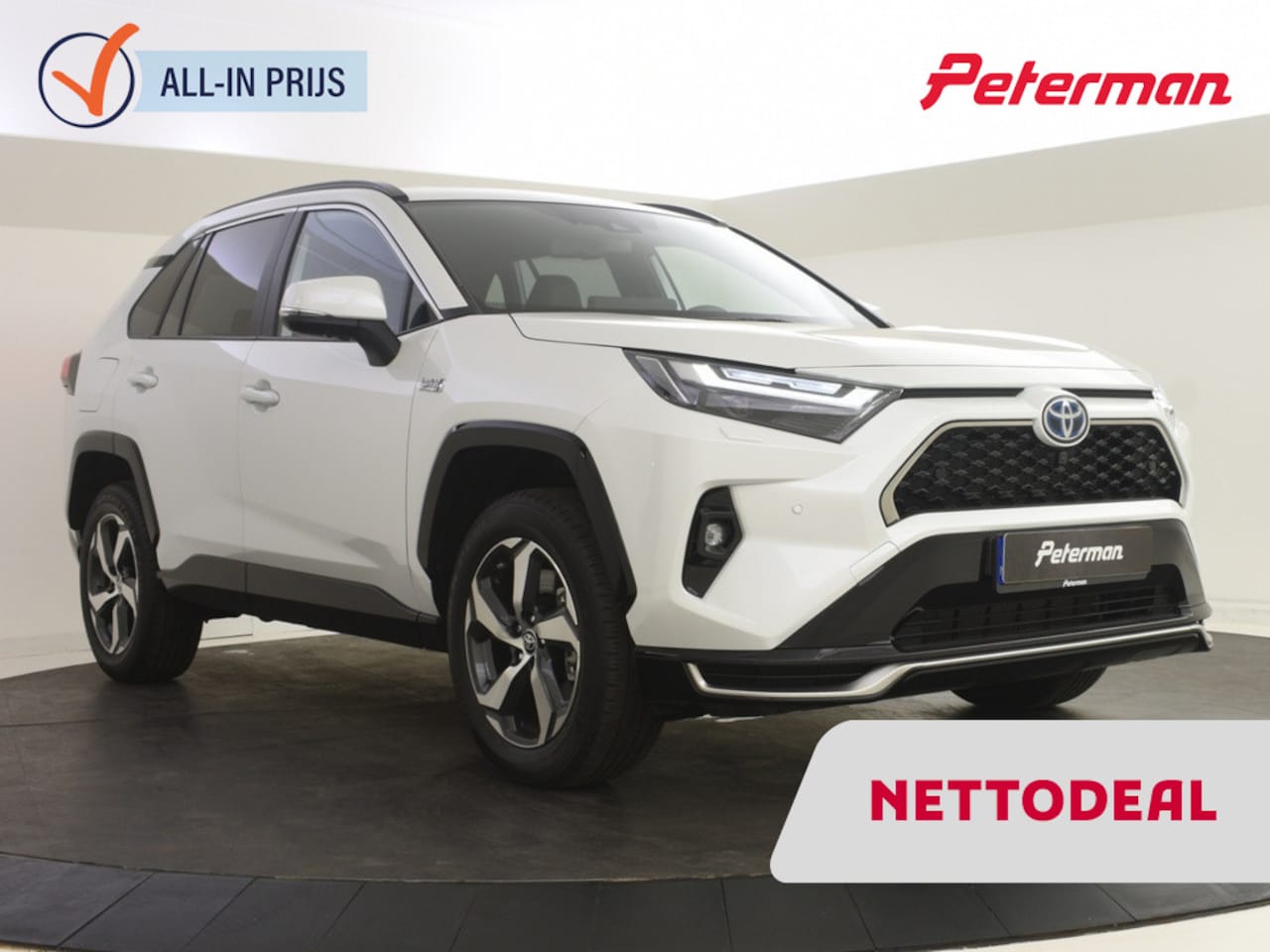 Toyota RAV4 - Netto Deal * 2.5 Plug In Hybrid AWD Premium Edition | Trekhaak | JBL | BLS | - AutoWereld.nl