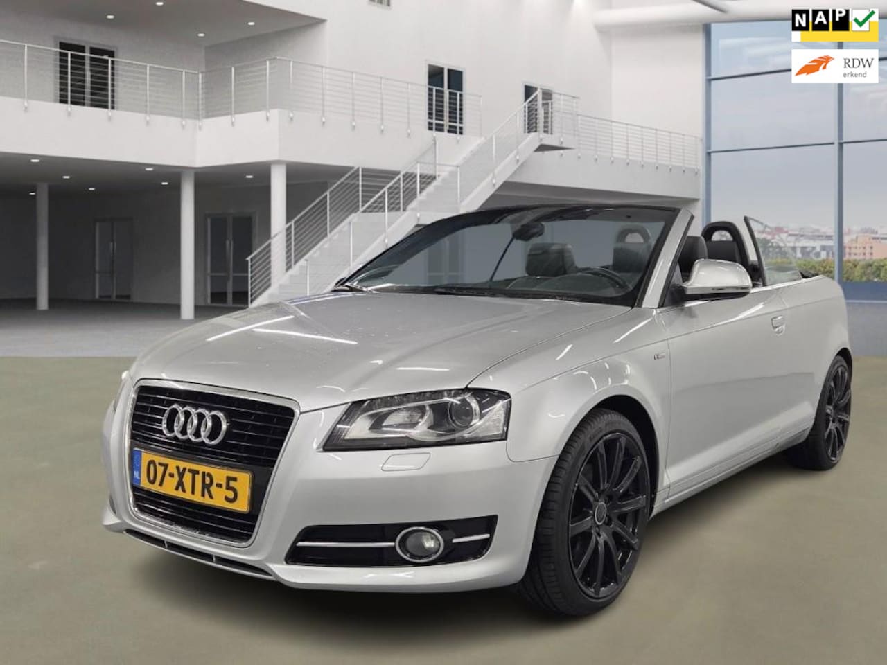 Audi A3 Cabriolet - 1.8 TFSI Ambition Pro Line S CABRIO | AUTOMAAT/LEDER/CRUISE/STOELVERW. | KEURIGE AUTO - AutoWereld.nl