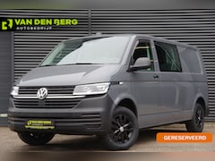 Volkswagen Transporter - 2.0 TDI L2 DC 5P, 150PK AUT. LED, TREKHAAK, ADAPT. CRUISE, CAMERA, NAVI, AIRCO, PARKEERSEN
