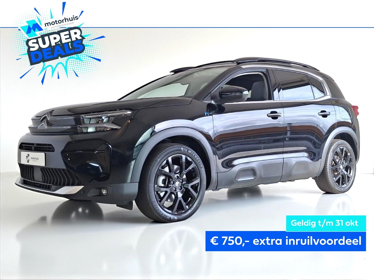 Citroën C5 Aircross - 1.6 Plug-in Hybrid 180pk Max NAVI LED CAMERA - AutoWereld.nl