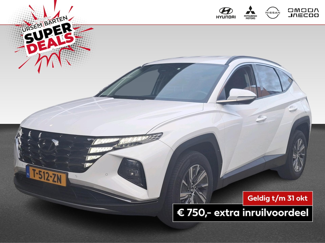 Hyundai Tucson - 1.6 T-GDI HEV Comfort Incl. Achteruitrijcamera | Automaat | Stoelverwarming | Navigatie - AutoWereld.nl