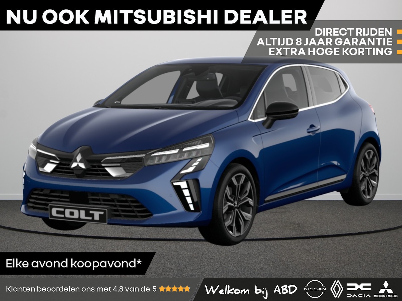 Mitsubishi Colt - Intense+ 1.6 HEV | Achteruitrijcamera | Automatisch dimmende binnenspiegel | Bekleding syn - AutoWereld.nl